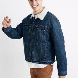 NWT Madewell Denim Jean Jacket Sz L